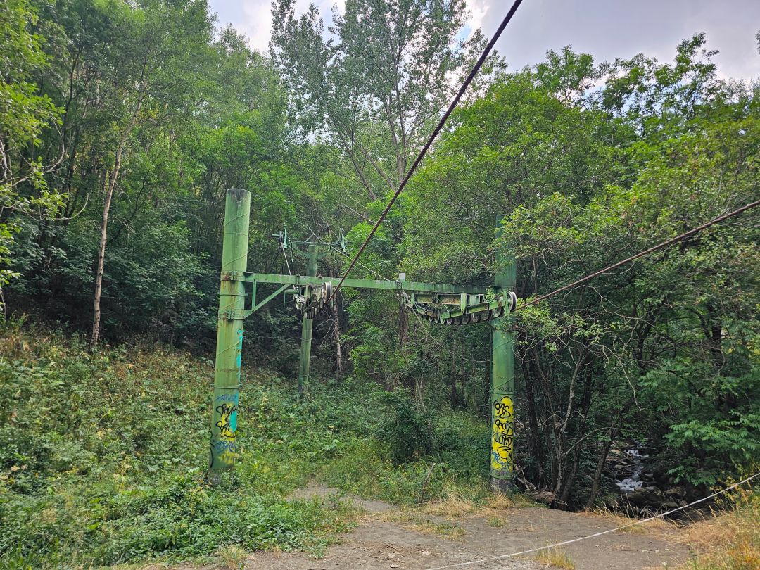 Estación de esquí abandonada